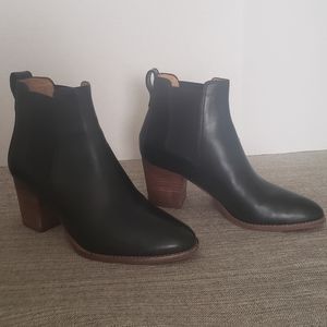 Madewell Black Reagan Heeled Boots